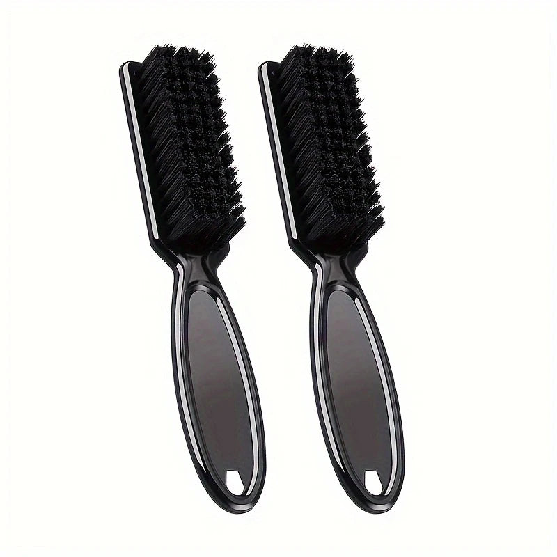 Barber Brush  2 Sets Plastic Handle