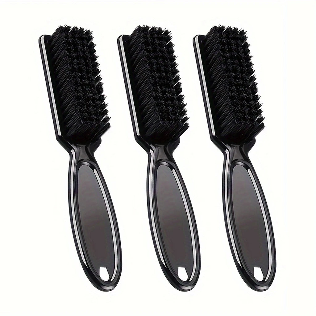 Barber Brush  2 Sets Plastic Handle