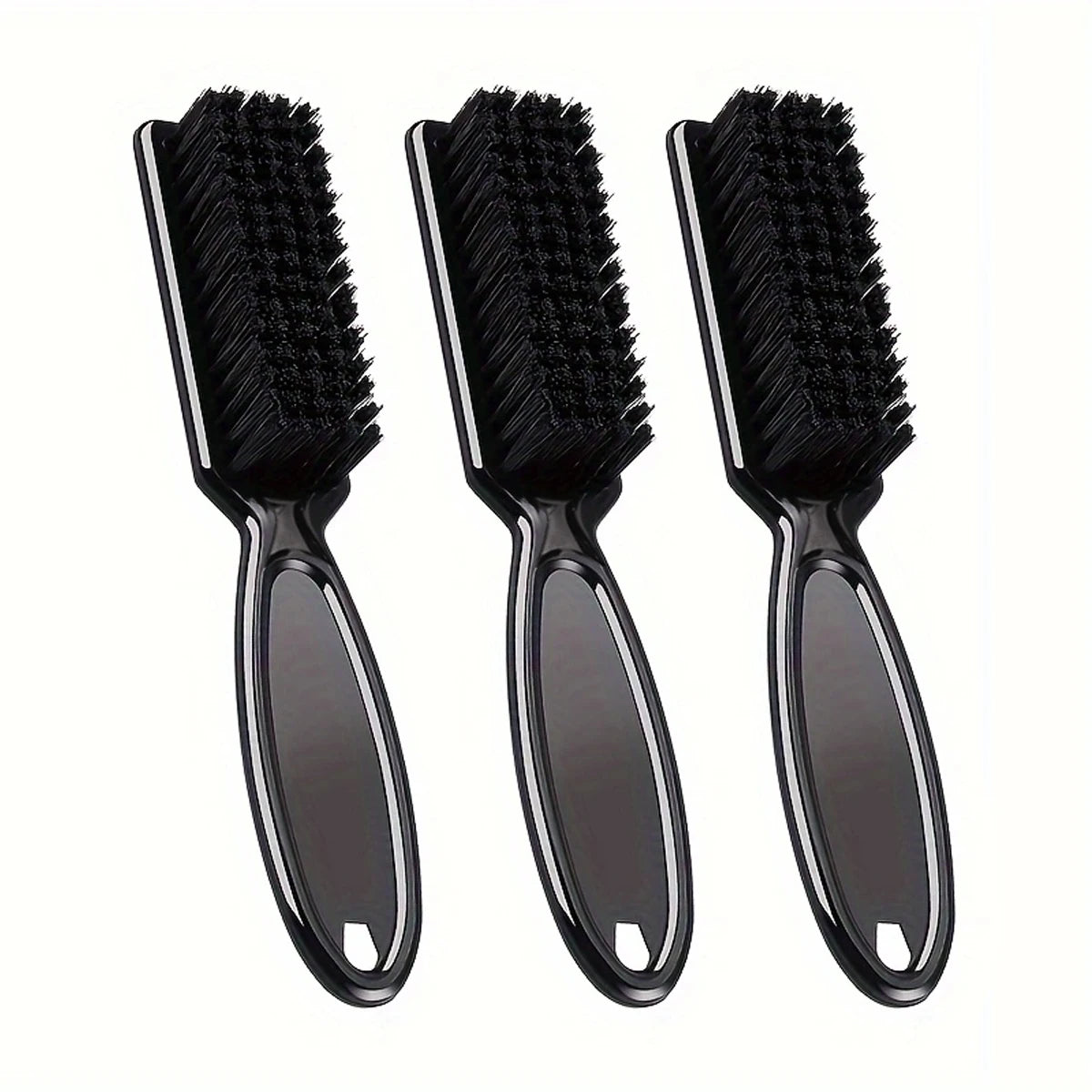 Barber Brush  2 Sets Plastic Handle