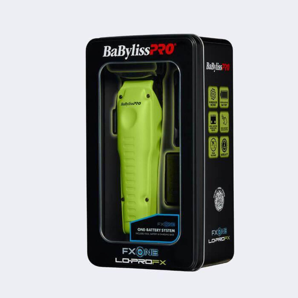BaBylissPRO® FXONE™ Lo-ProFX Limited Edition Neon Yellow Clipper