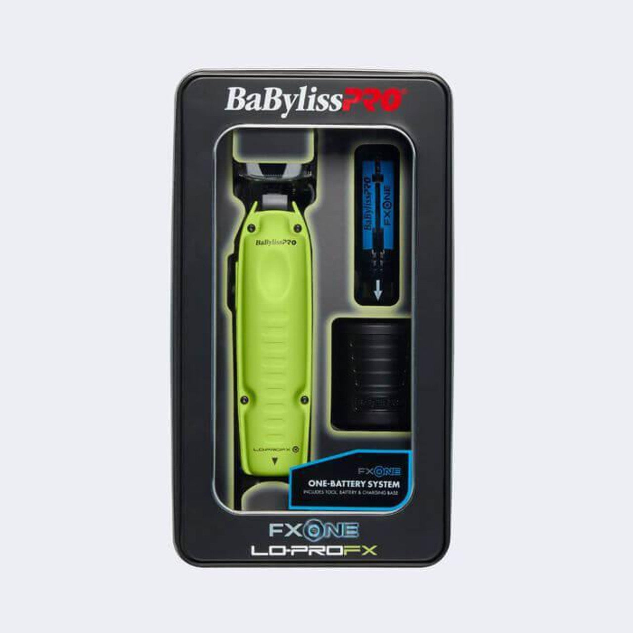 BaBylissPRO® FXONE™ Lo-ProFX Limited Edition Neon Yellow TRIMMER Complete Set
